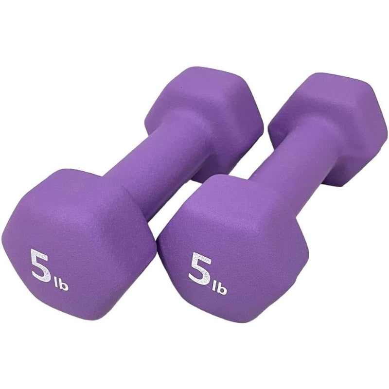 Coated Dumbbell Hand Weight Set