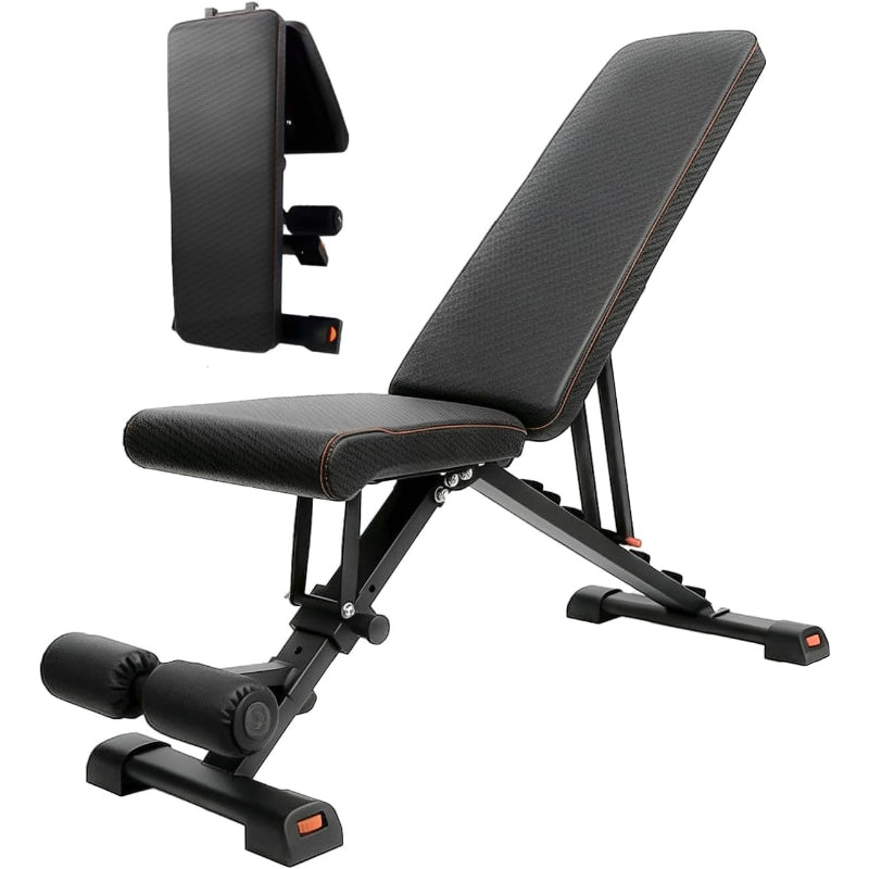Adjustable Dumbbell Set With Workout Bench