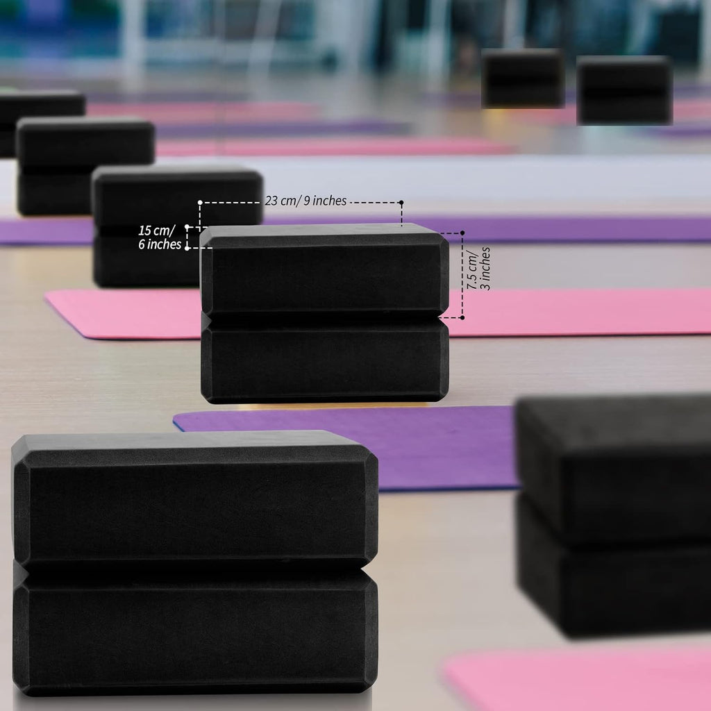 10‑Pcs EVA Foam Yoga Blocks for Pilates Meditation