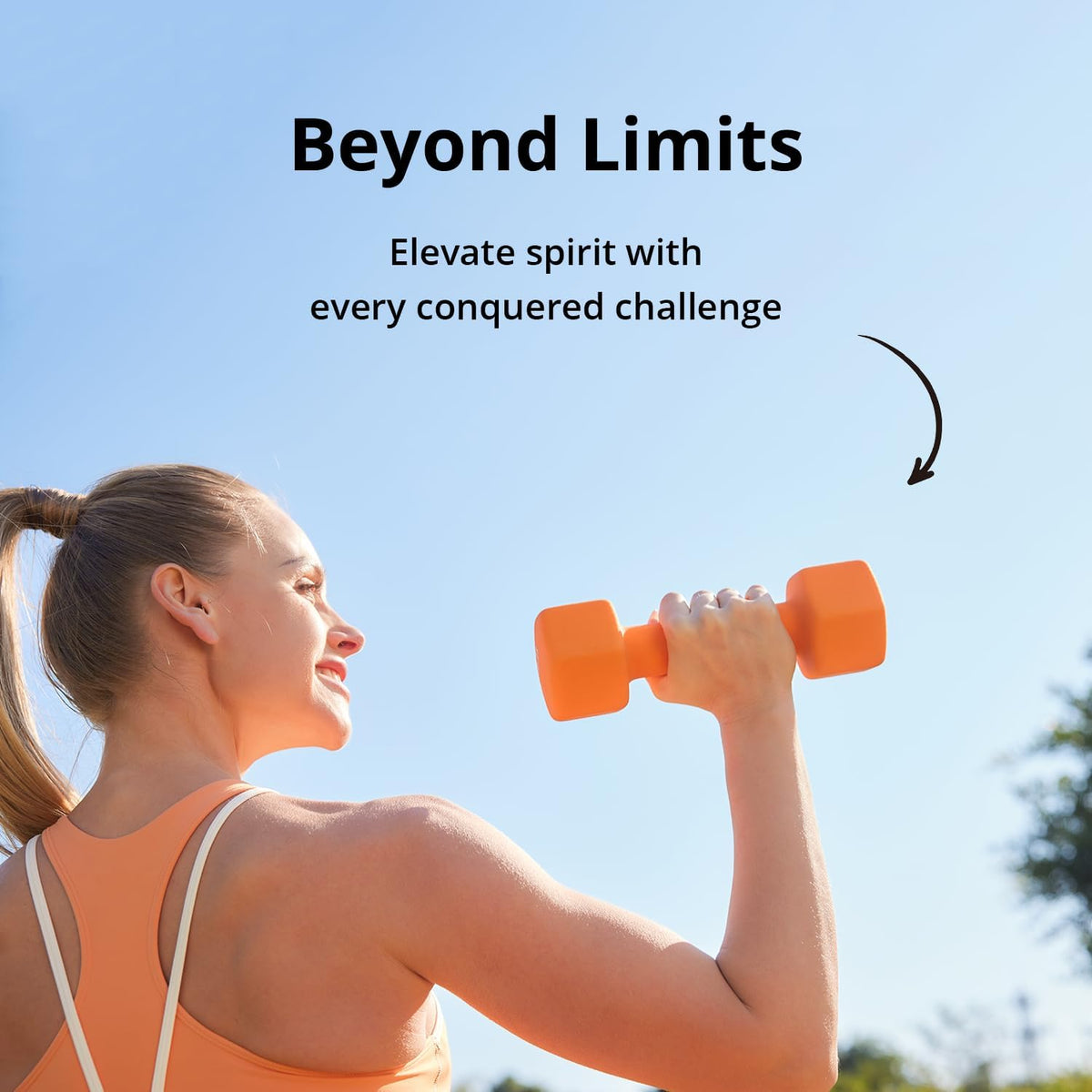Hex‑Shape Neoprene Dumbbells Set 1‑15 LB