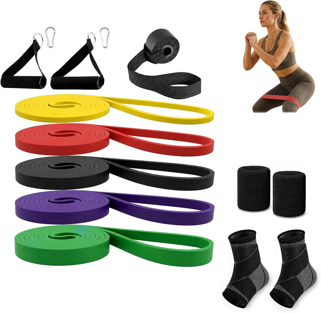 Fitness Bundle: Bands, Ankle & Wrist Supports