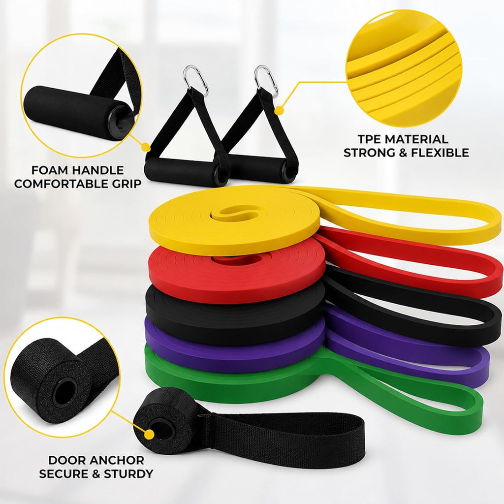 Fitness Bundle: Bands, Ankle & Wrist Supports