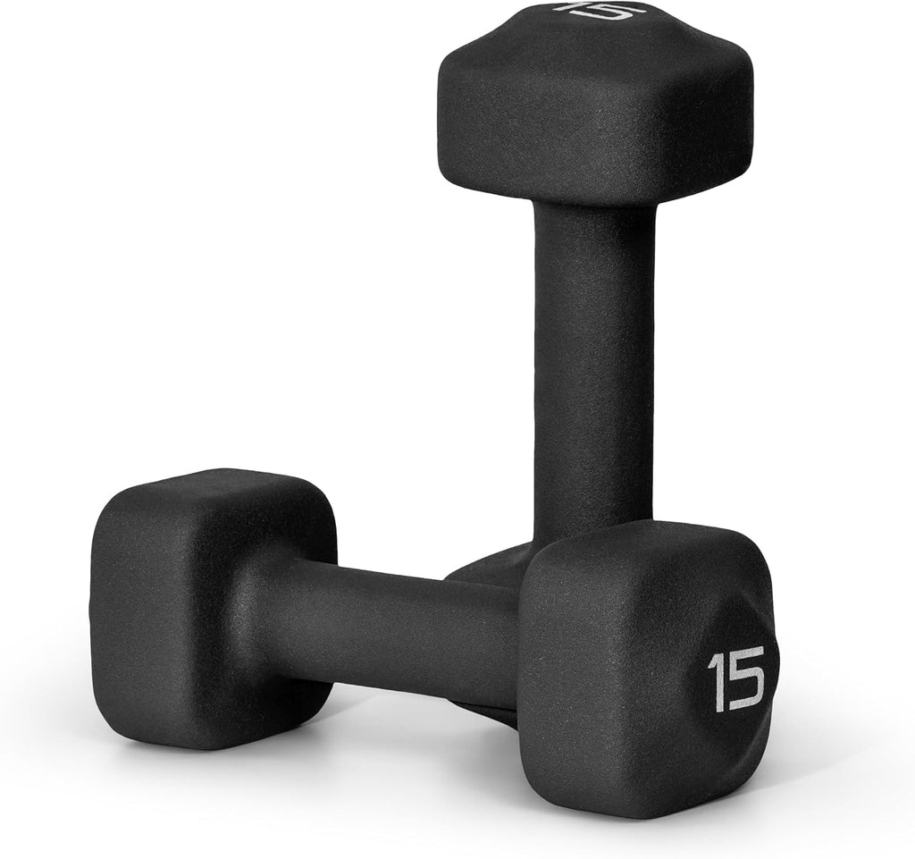 Fitness Anti‑Roll Neoprene Dumbbell Pairs