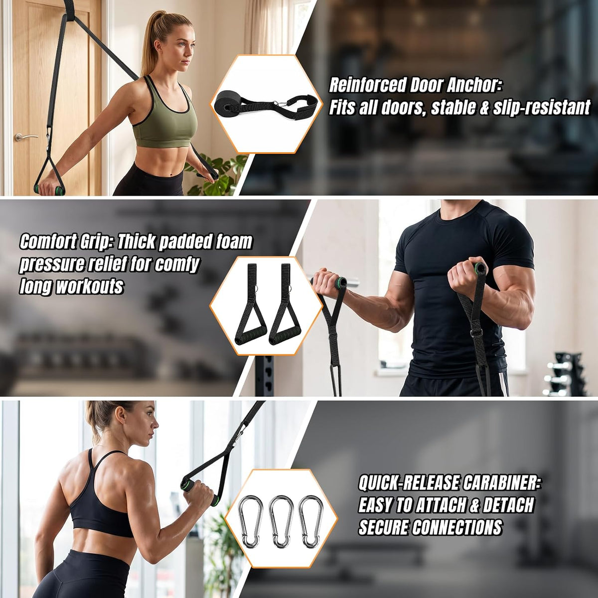 Pull‑Up Assistance Resistance Bands Set