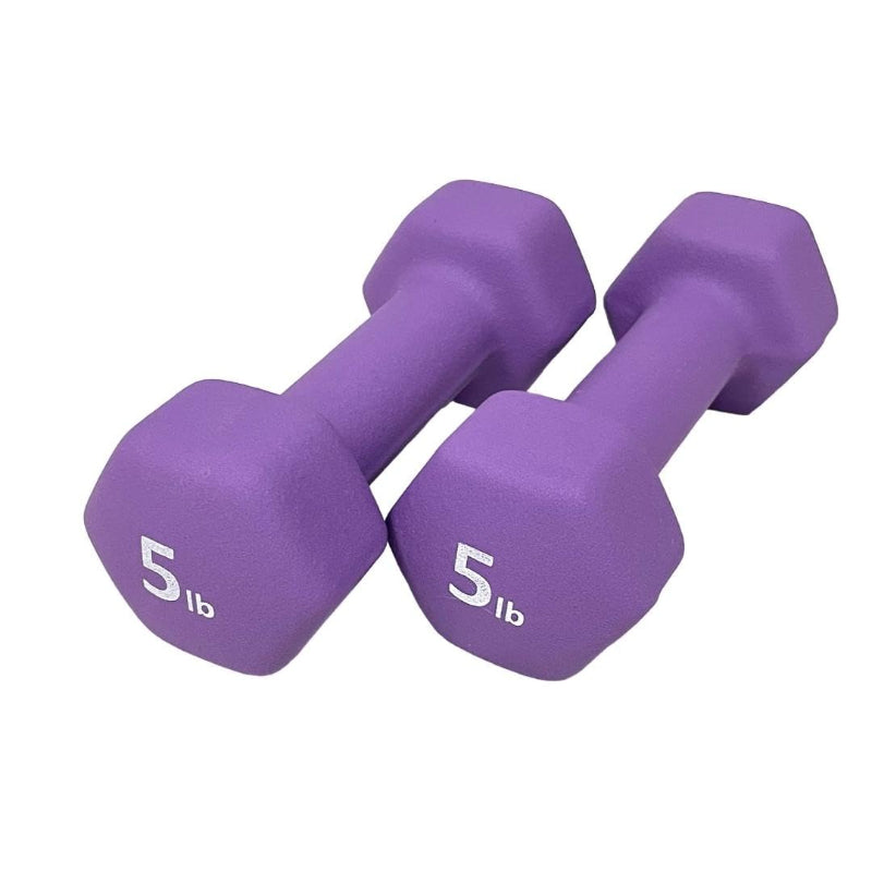 Coated Dumbbell Hand Weight Set