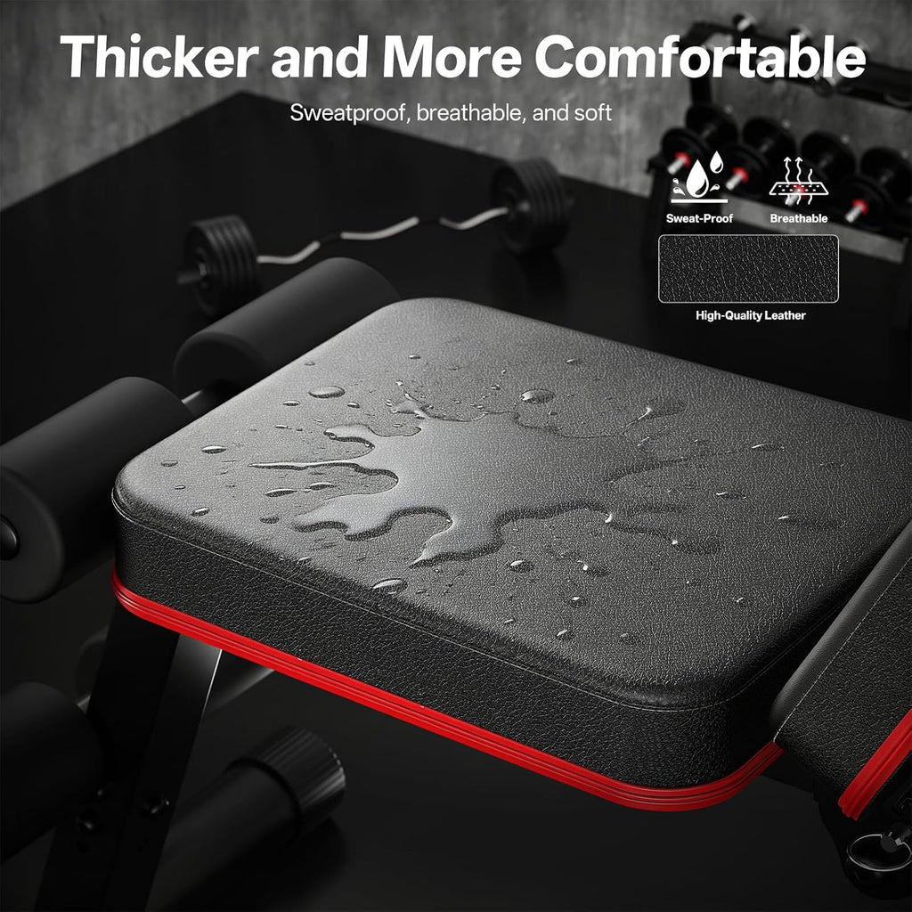 Foldable Adjustable Home Gym Weight Bench