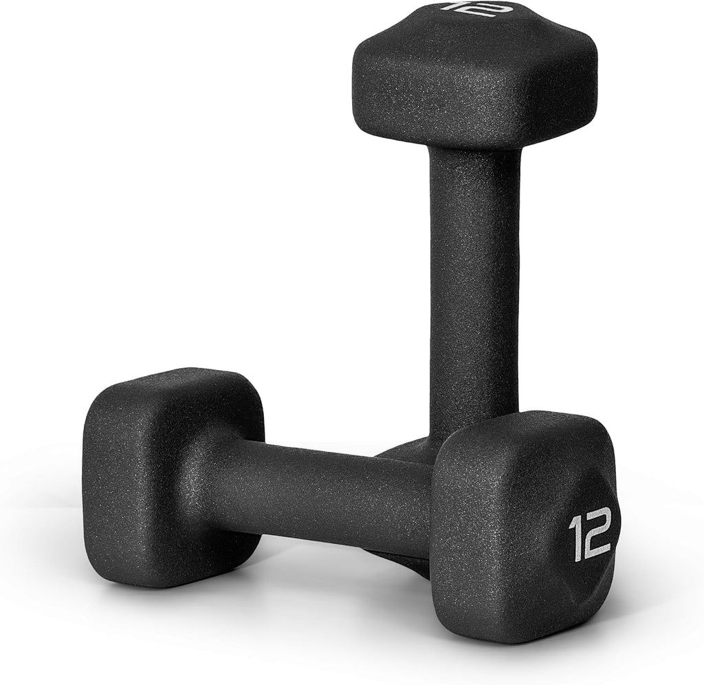 Fitness Anti‑Roll Neoprene Dumbbell Pairs