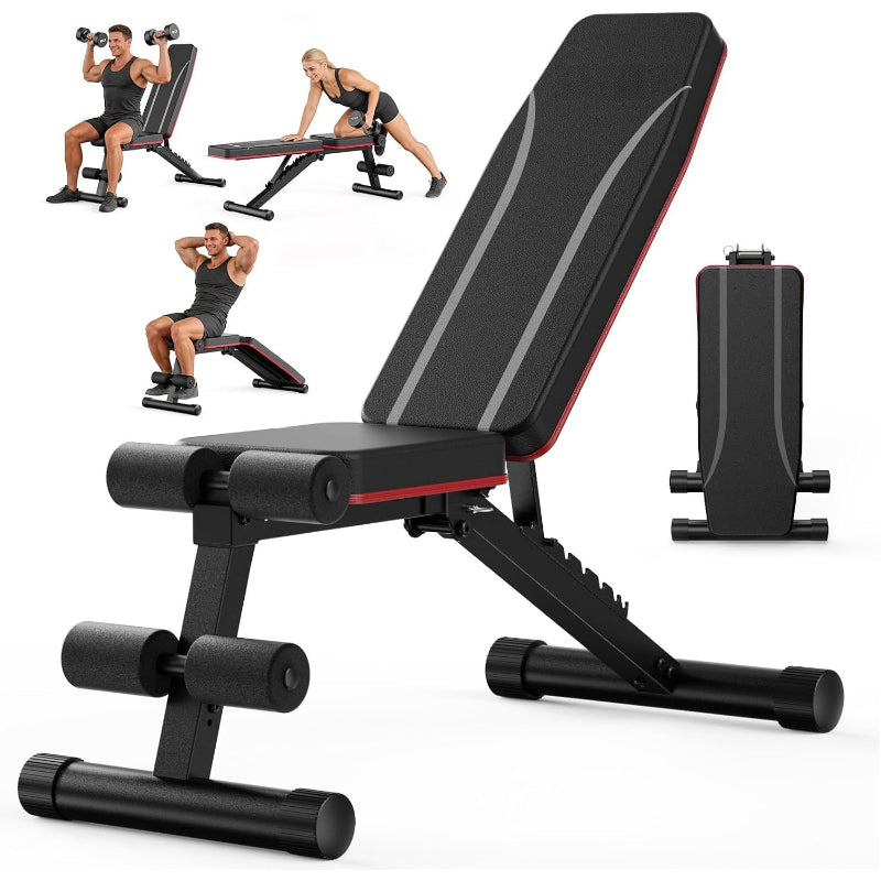 Foldable Adjustable Home Gym Weight Bench