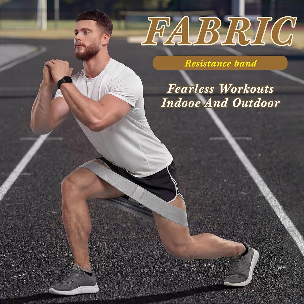 10 Pcs Fabric Resistance Bands Bulk