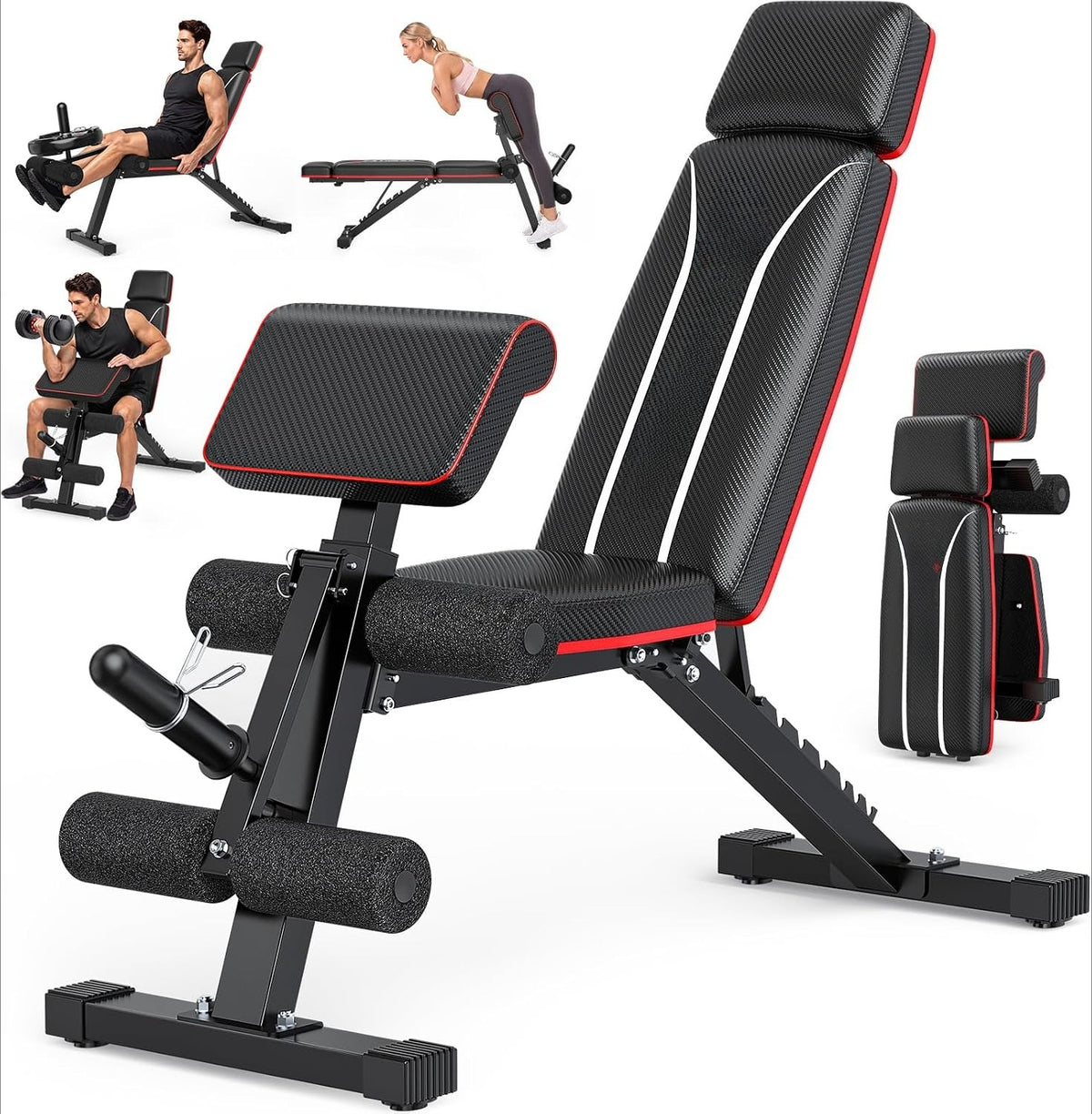 Foldable Adjustable Weight Bench